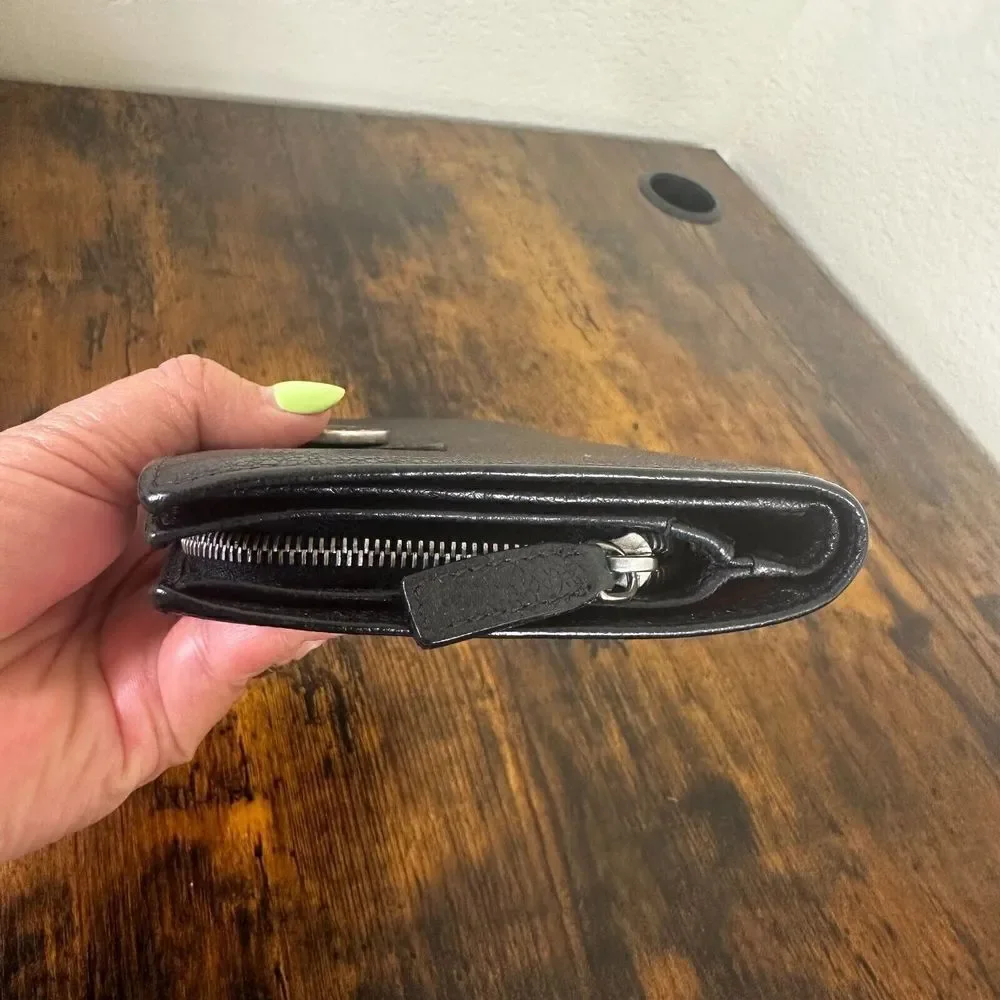 BVLGARI‎ B Zero Bifold Wallet Black Leather